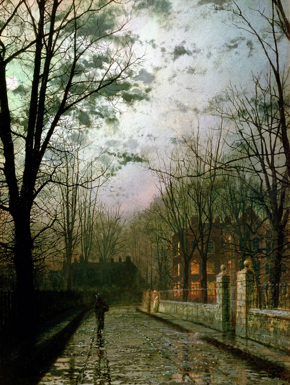 Po sprše od John Atkinson Grimshaw