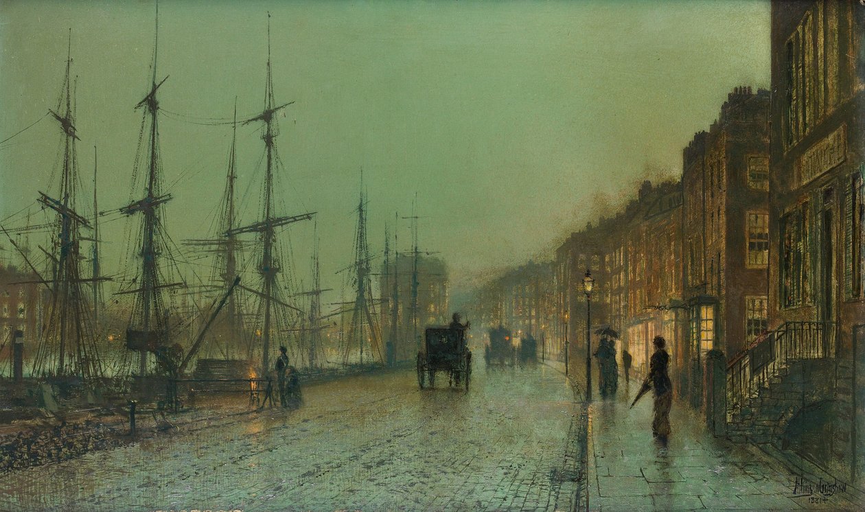 Glasgowský dok od John Atkinson Grimshaw