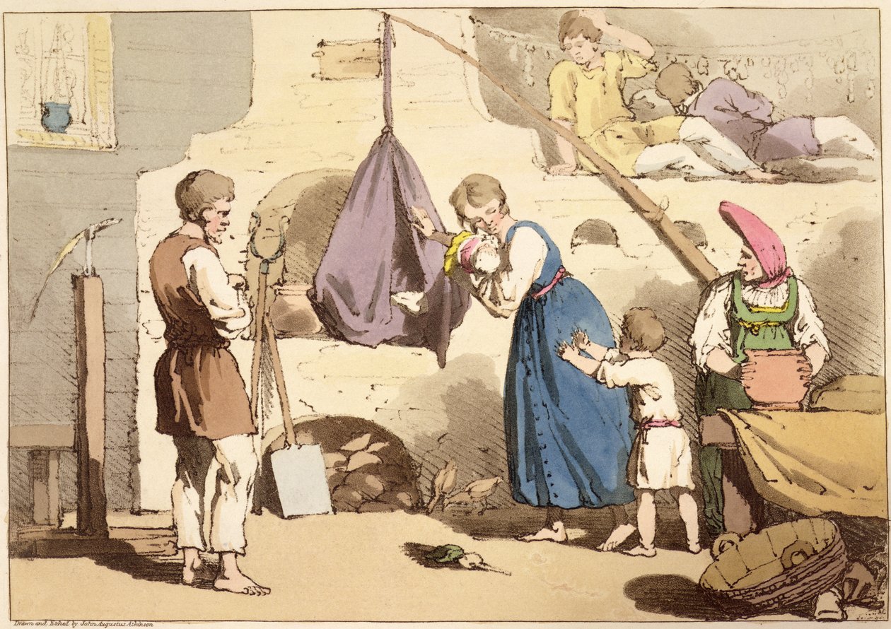 Isba, lept od autora, vydáno 1803 od John Augustus Atkinson