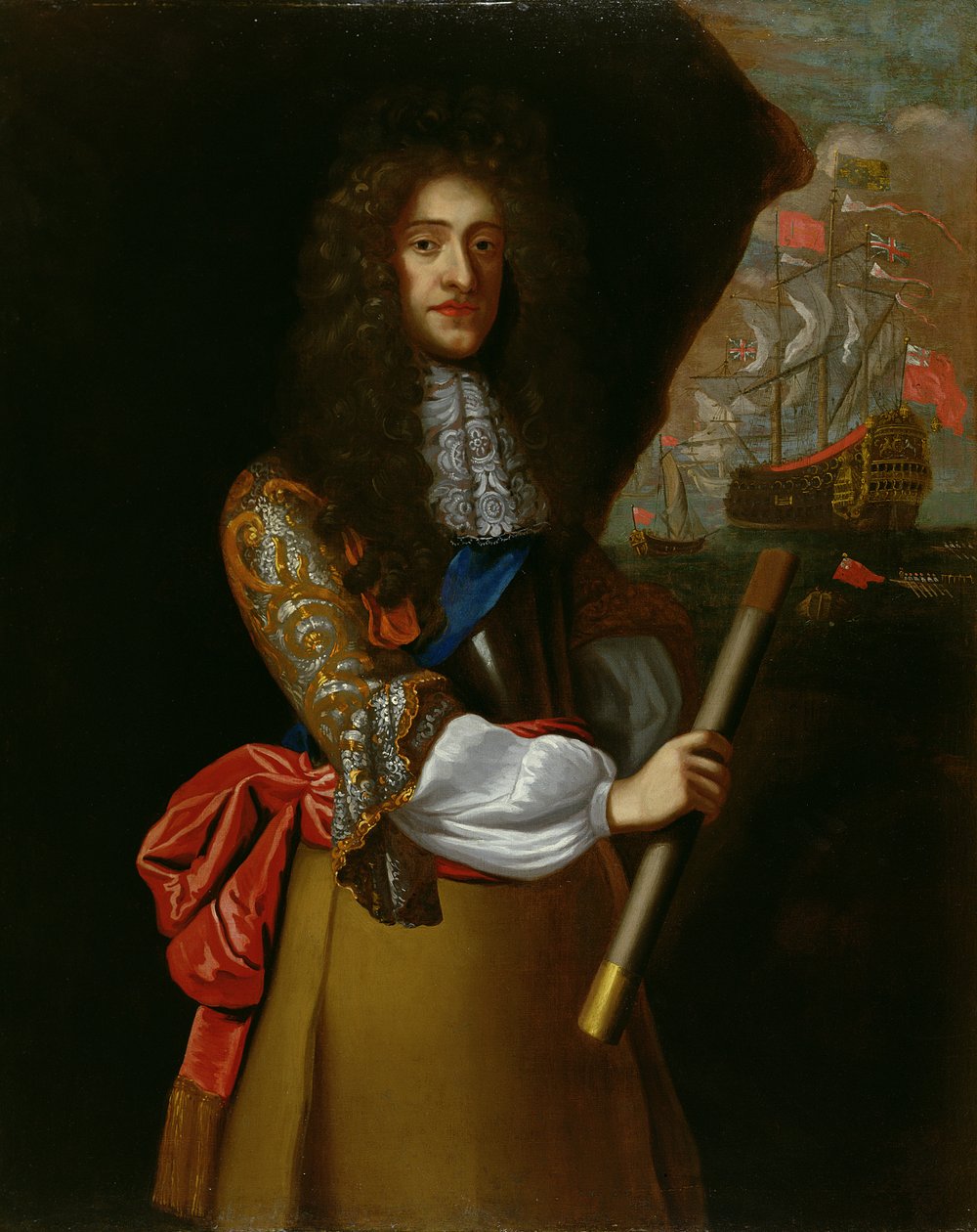 Portrét Jamese VII Skotska a II Anglie, c.1670 od John Baptist de Medina