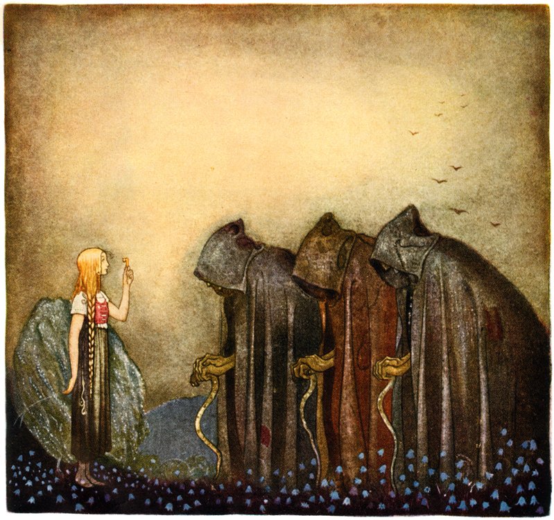 Zlatý klíč od John Bauer