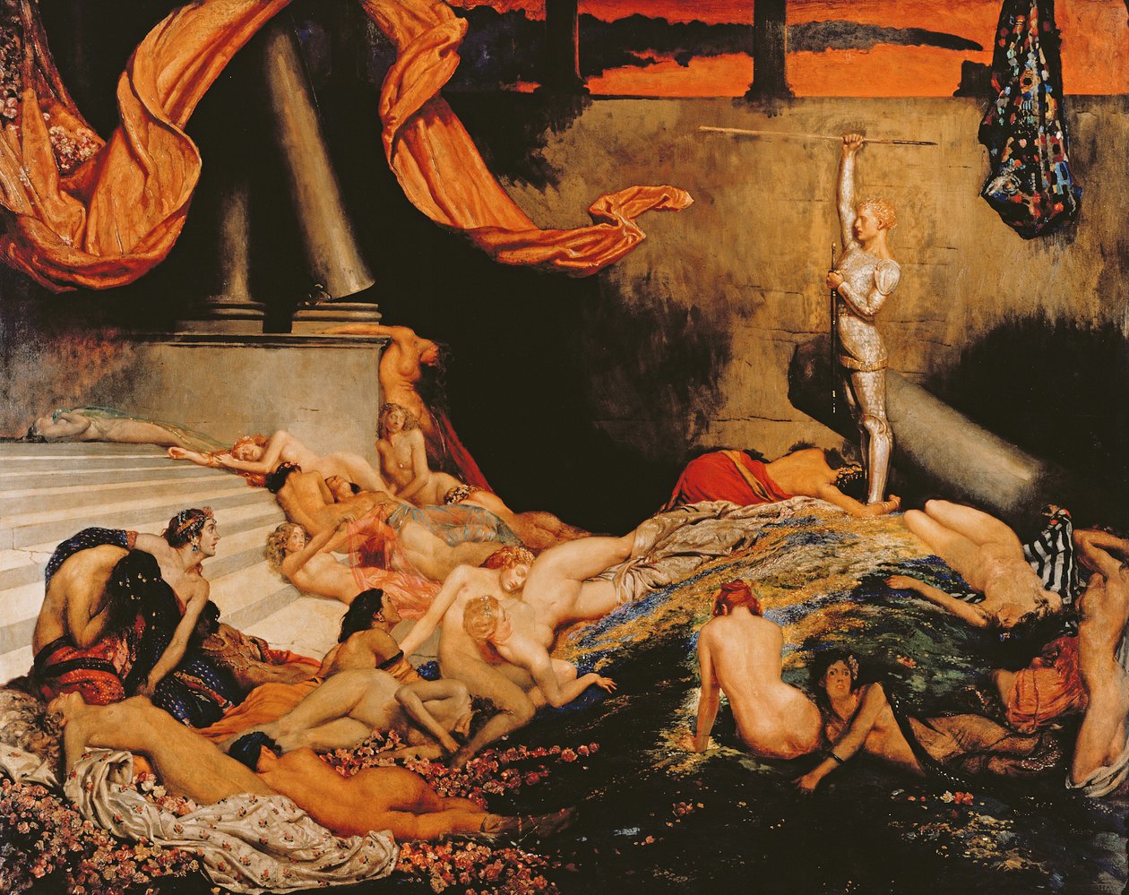 Zatčený oštěp od John Byam Liston Shaw