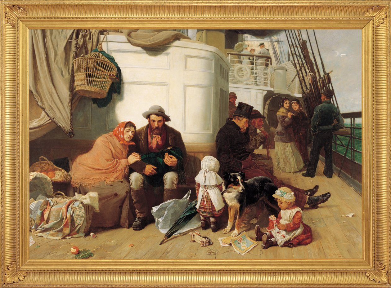 Imigrační loď od John Charles Dollman