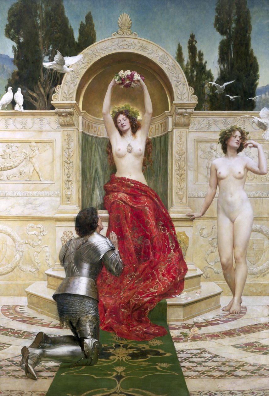 Ve Venusburgu (Tannhauser), 1901 od John Collier