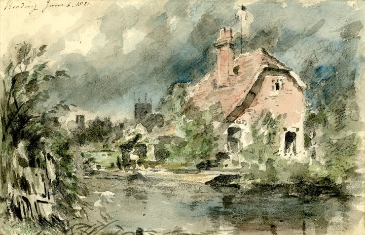 Chata nedaleko Readingu od John Constable