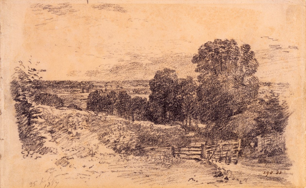 Pruh poblíž East Bergholt od John Constable