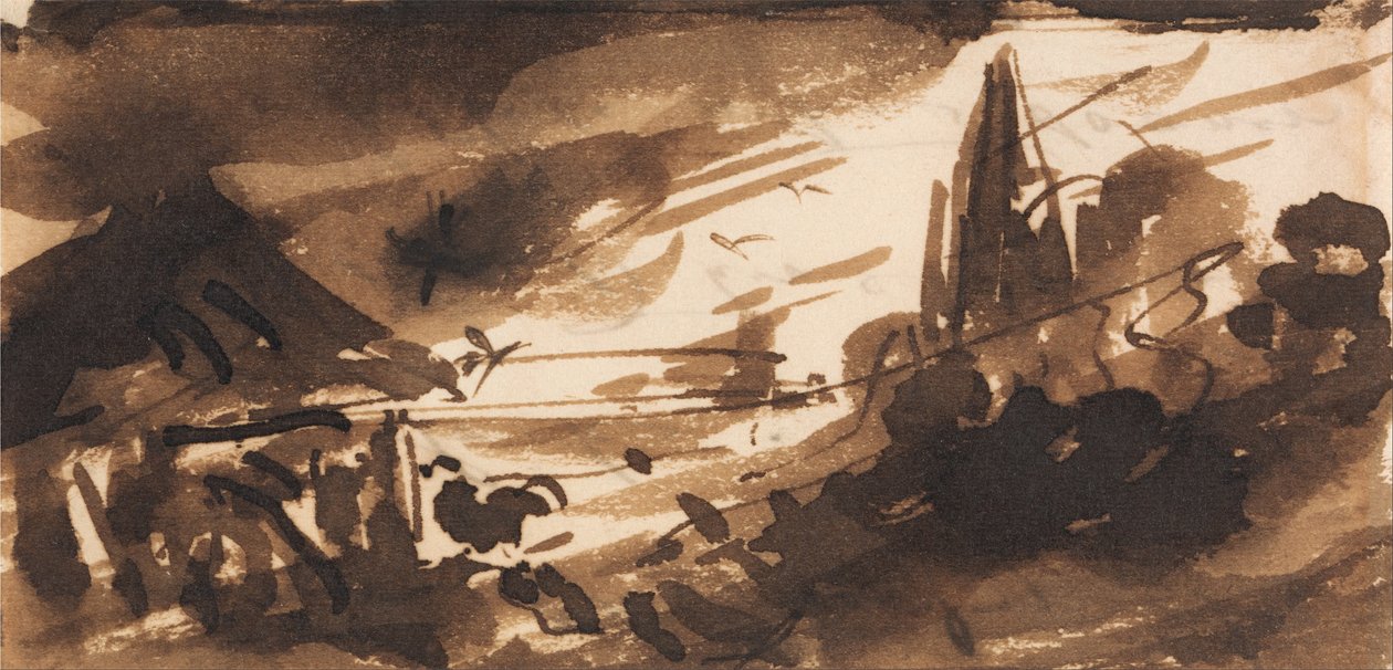 Svítání od John Constable