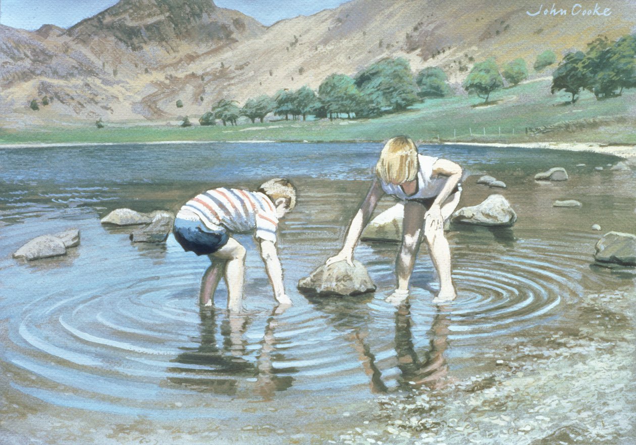 Blea Tarn Summer, 1987 (kvaš) od John Cooke