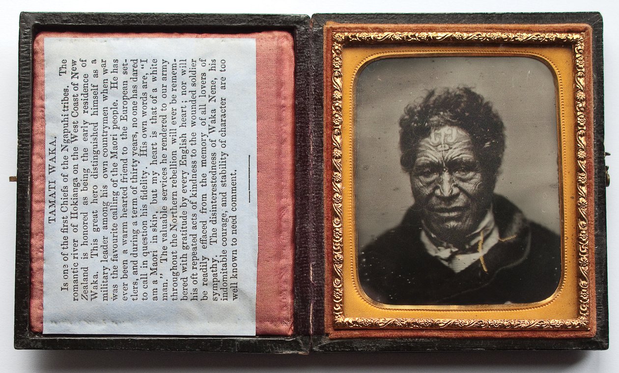 Tamati Waka Nene, kolem 1860 (ambrotypie) od John Nicol Crombie