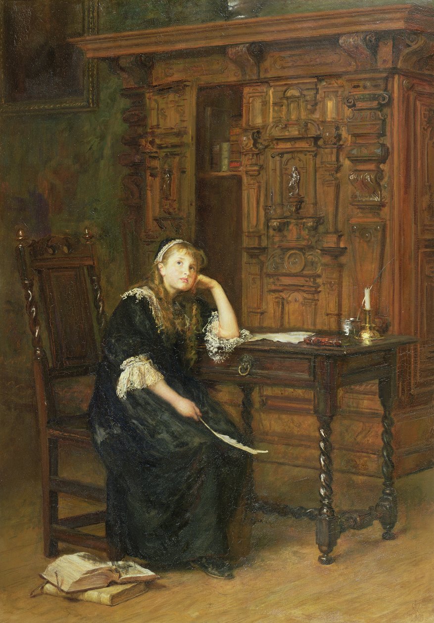 Princezna Alžběta ve vězení. 1879 od John Everett Millais