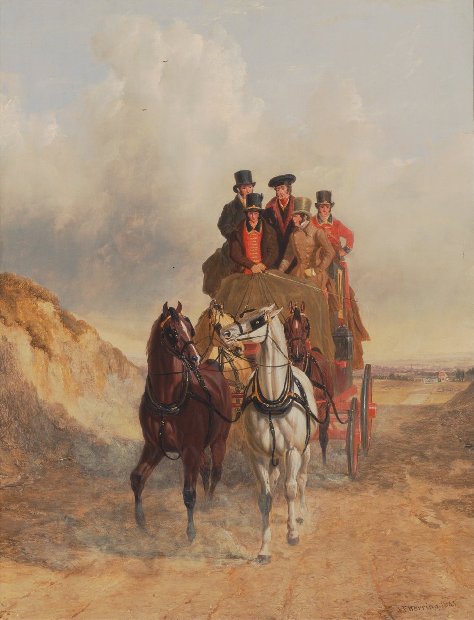 The Royal Mail Coach on the Road od John F. Herring