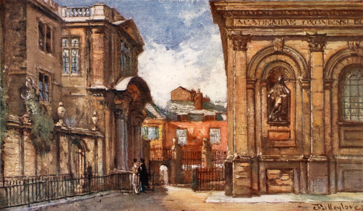 The Old Ashmolean Museum a Sheldonian Theatre, 1903 od John Fulleylove