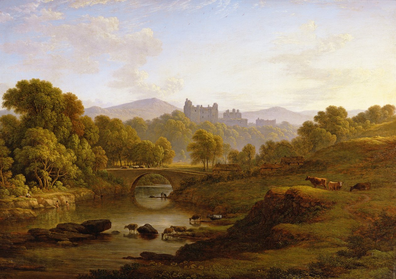 Hrad Doune, Perthshire od John Glover