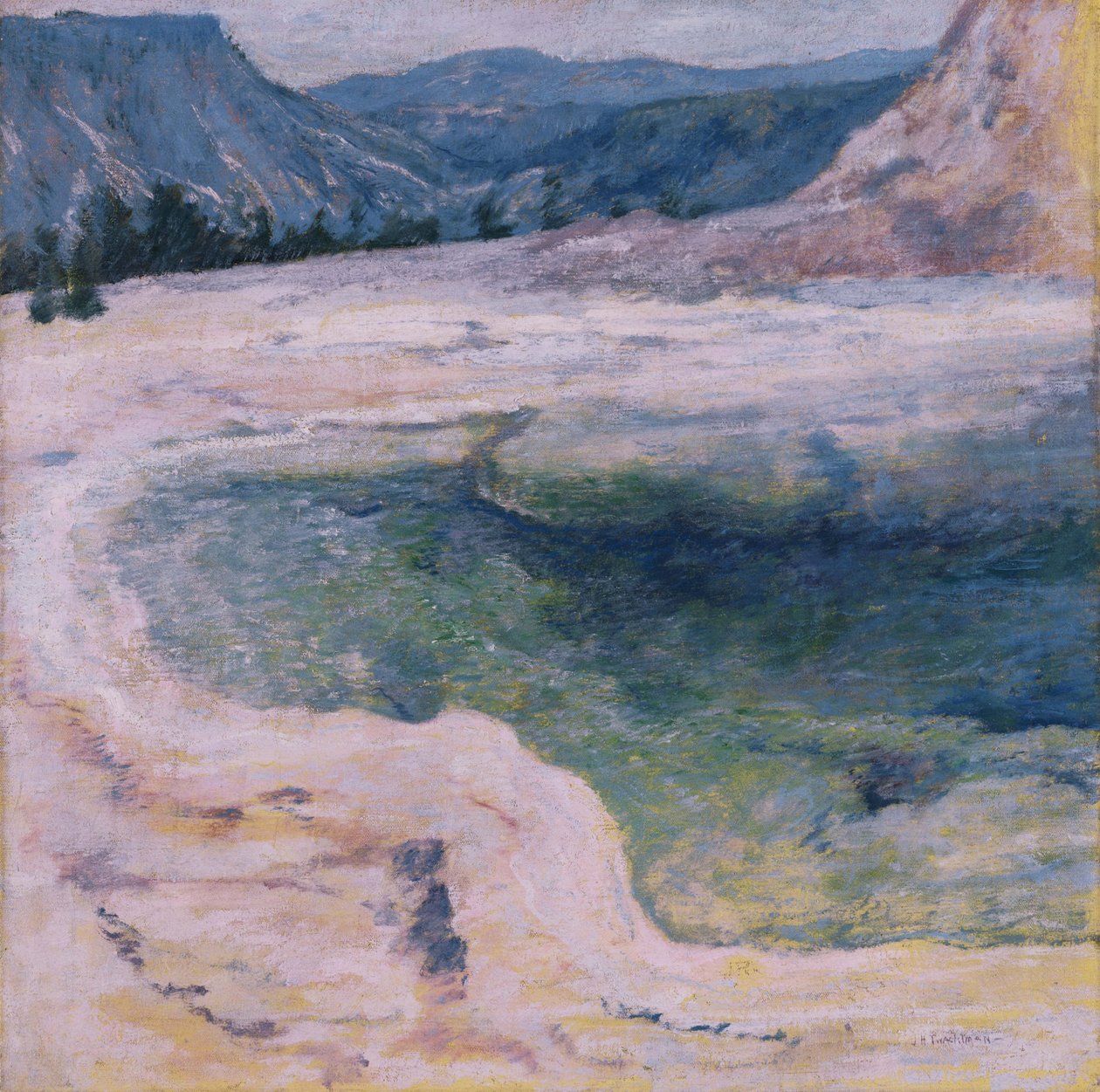 Smaragdový bazén od John Henry Twachtman