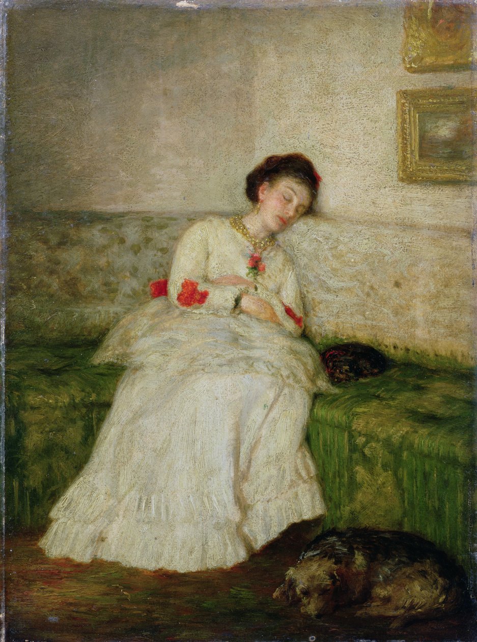 Zelená pohovka od John Lavery