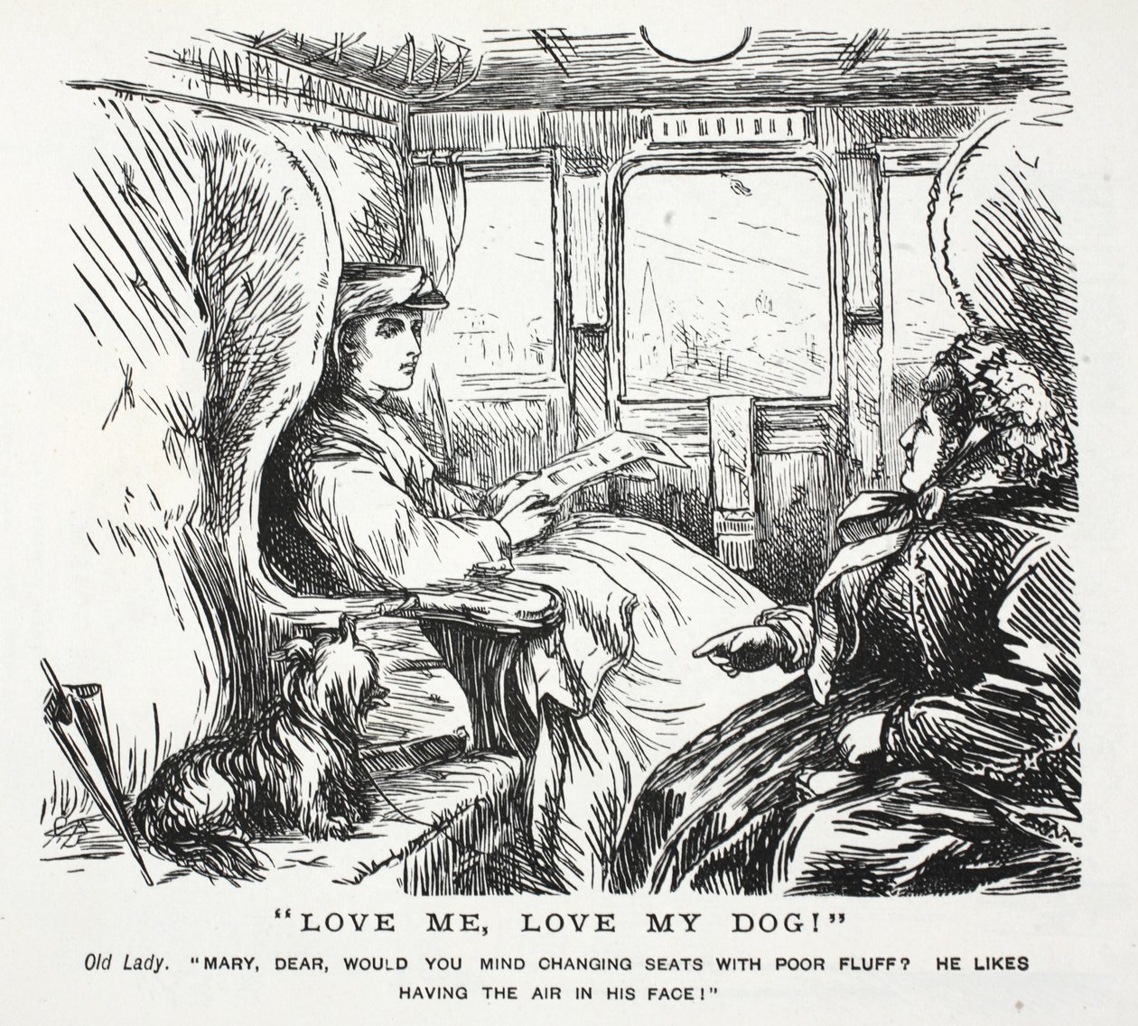 Miluj mě, miluj mého psa! od John Leech