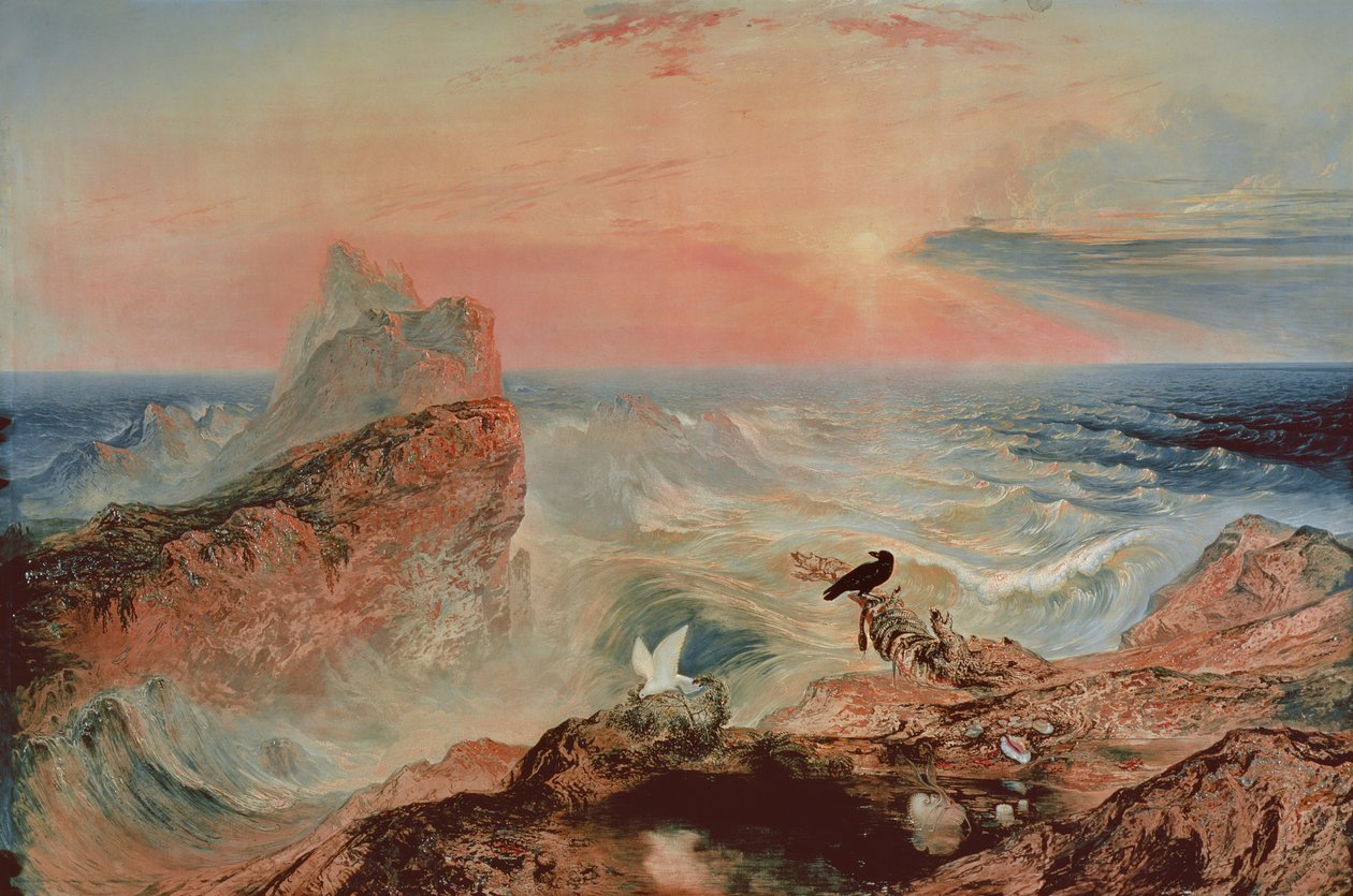 Assuaging of the Waters, 1840 od John Martin