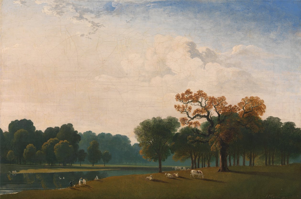 Kensingtonské zahrady od John Martin