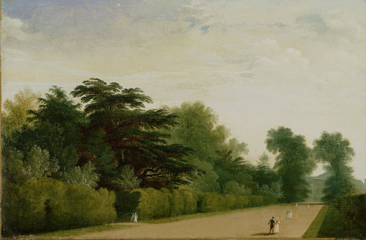 Kensingtonské zahrady, 1815 od John Martin