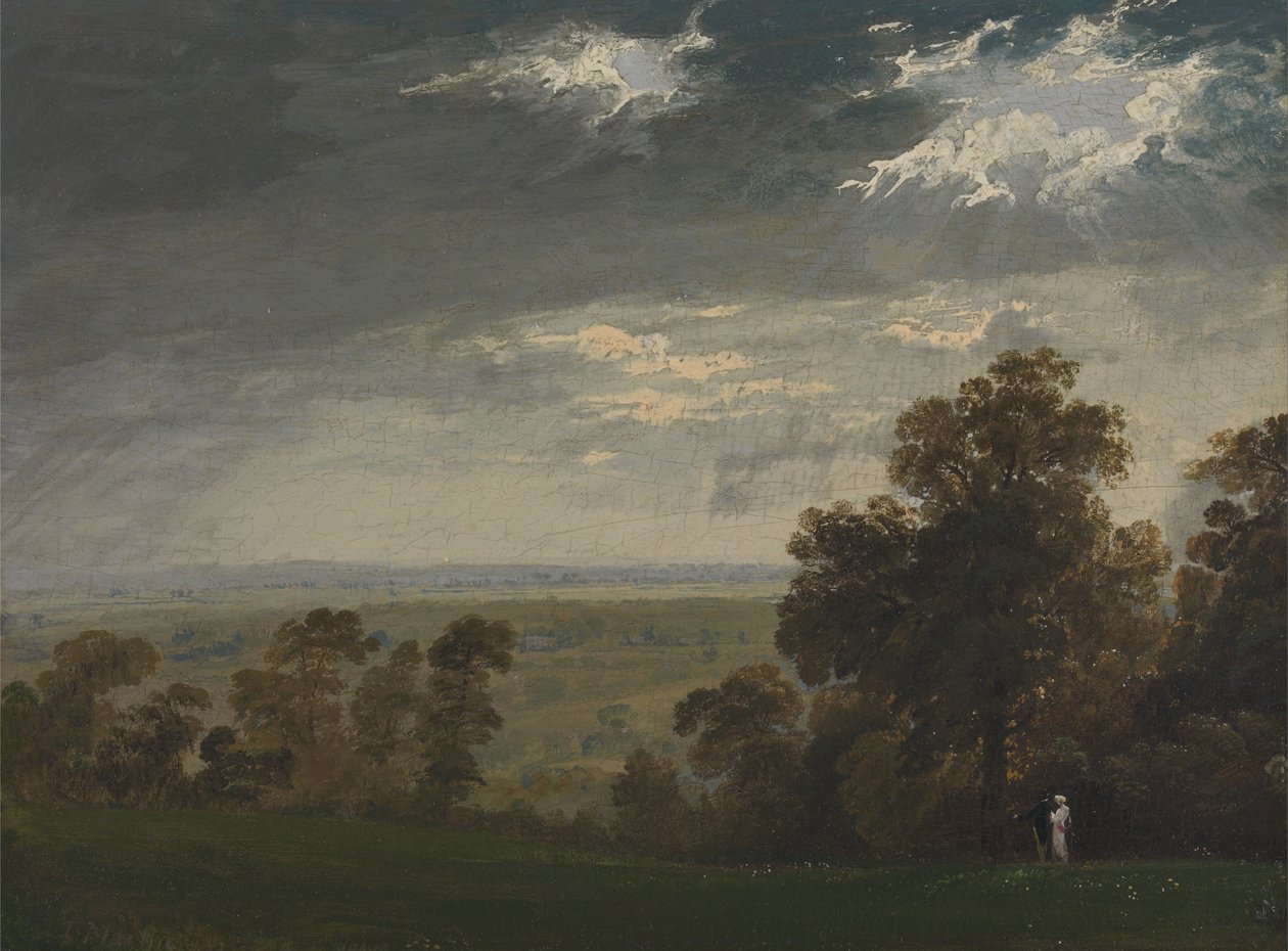 Krajina, možná Isle of Wight nebo Richmond Hill od John Martin