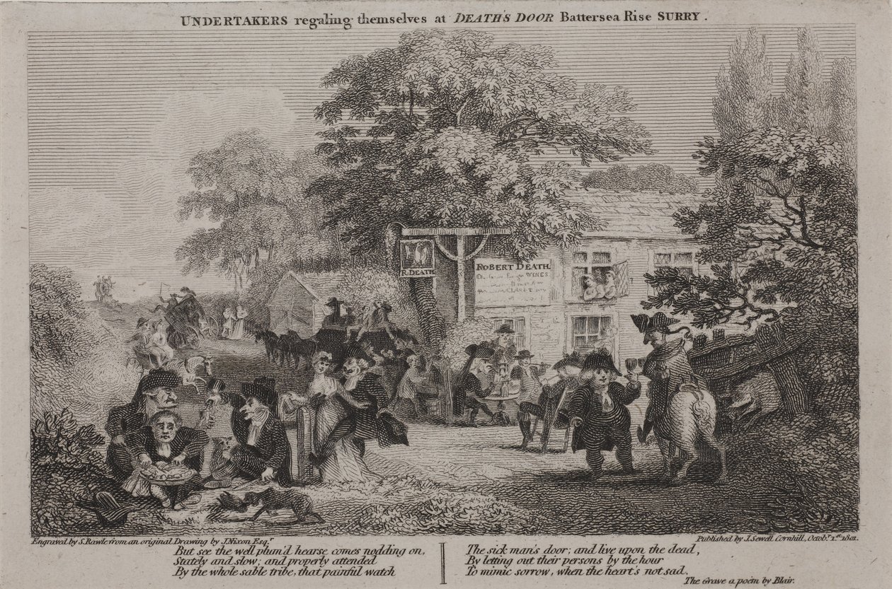 Hrobáři se slaví v Deaths Door, 1801 od John Nixon