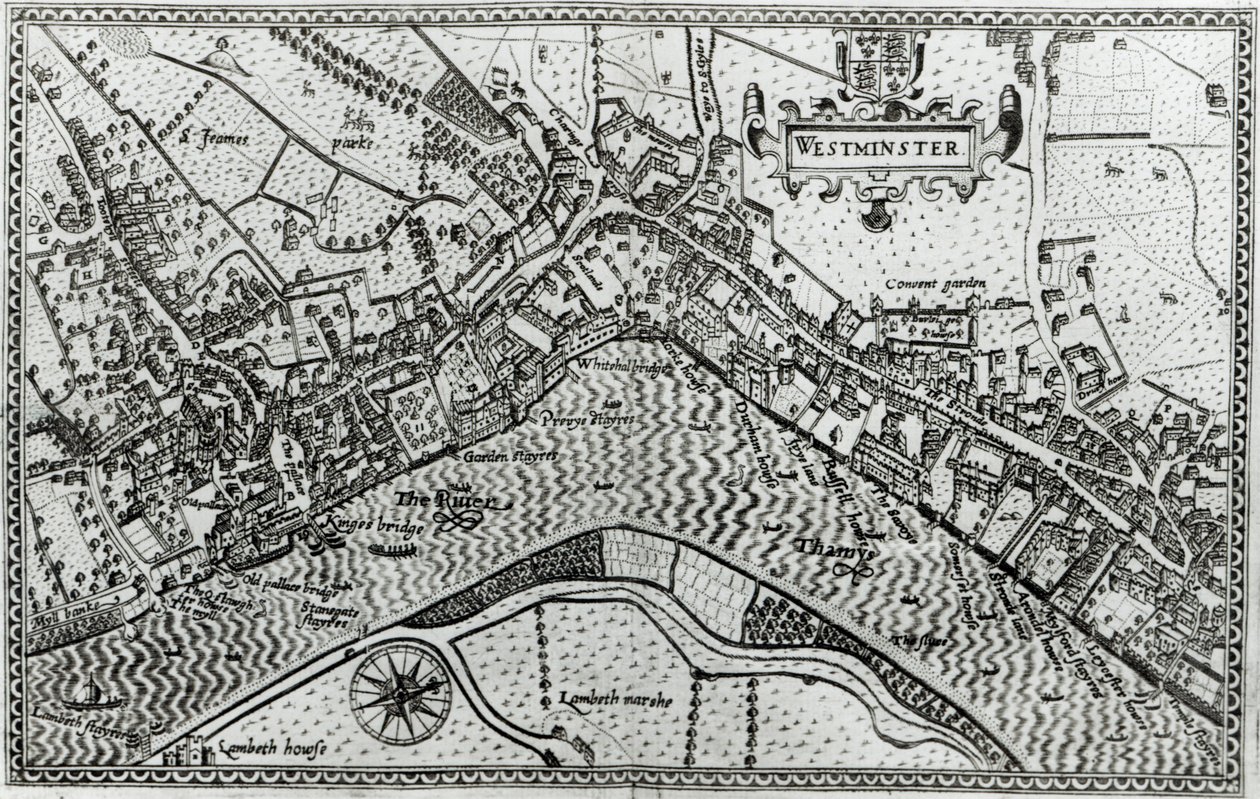 Mapa Westminster z 