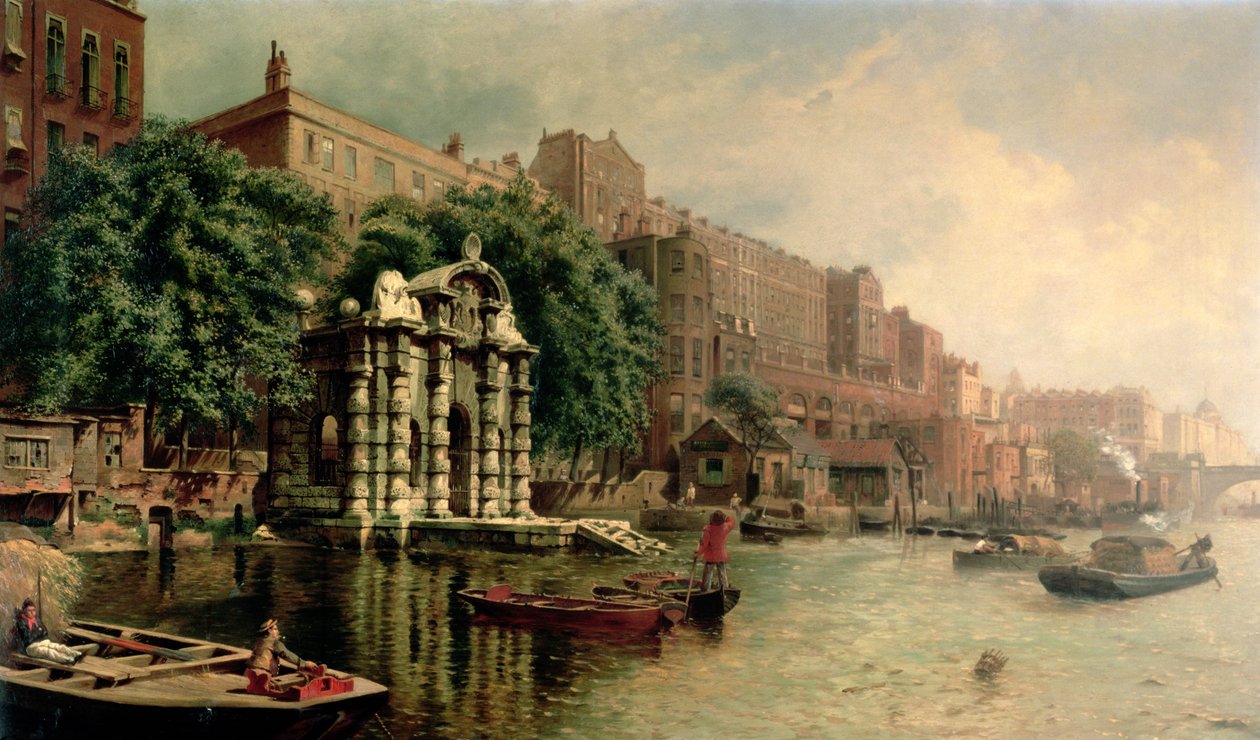 Old York Gate, Adelphi (olej) od John O