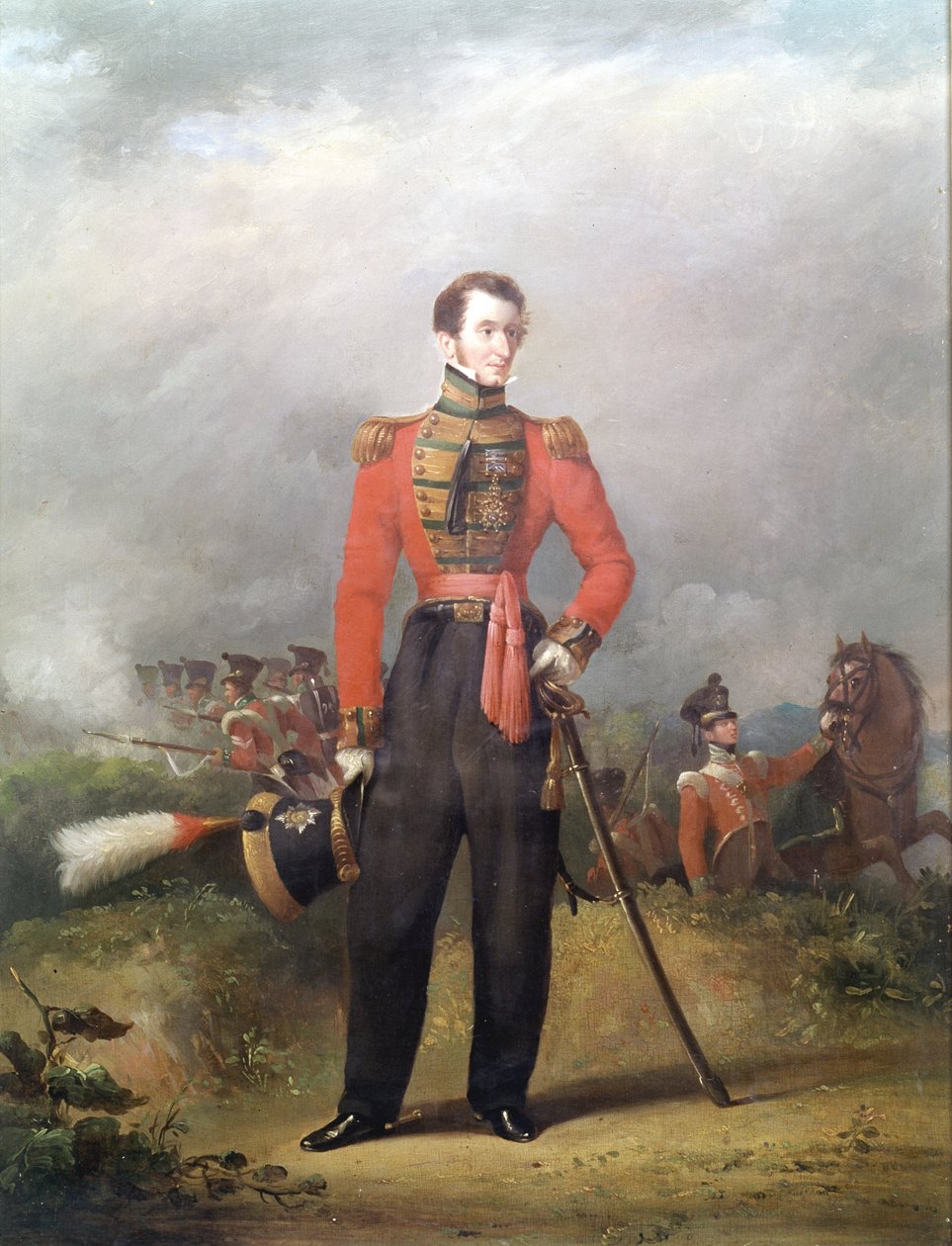 Generálporučík Sir Thomas Bradford KCB, kolem roku 1825 od John Pardon