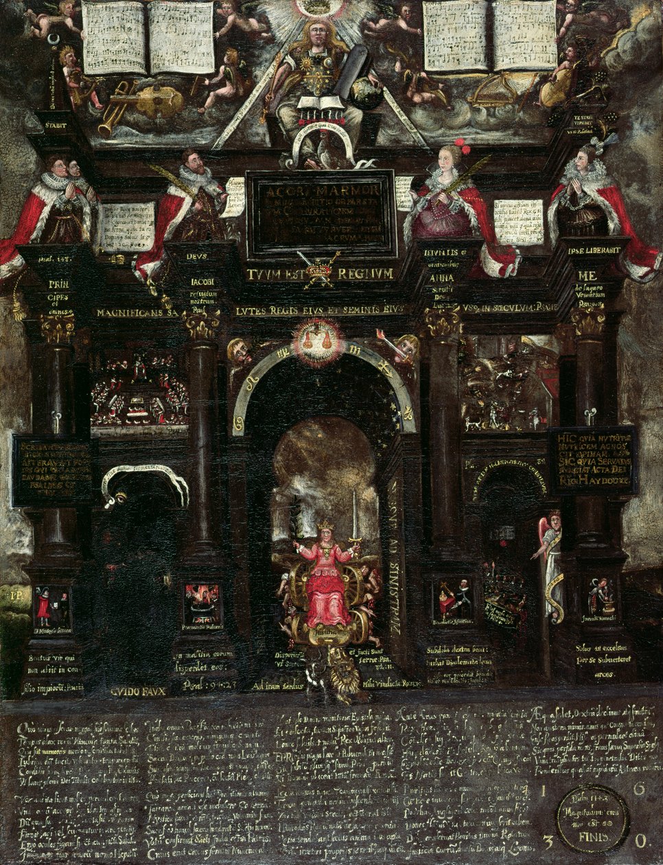 Alegorie spiknutí Guye Fawkese (1570-1606), 1630 od John Percivall