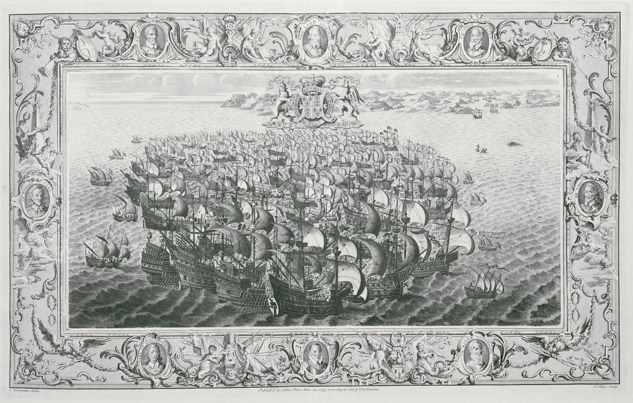 Španělská armáda, 1739 od John Pine