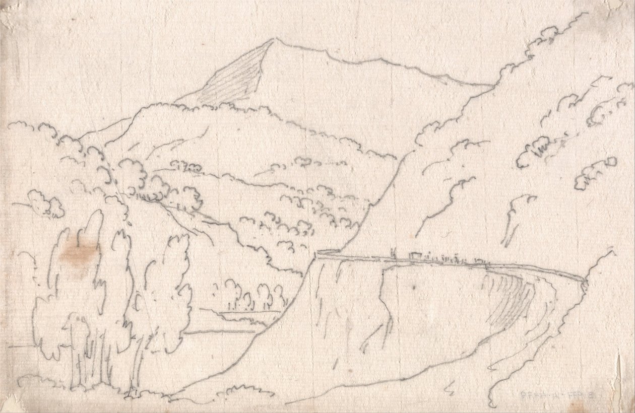 Mezi Tavarnelle a Capriano od John Robert Cozens