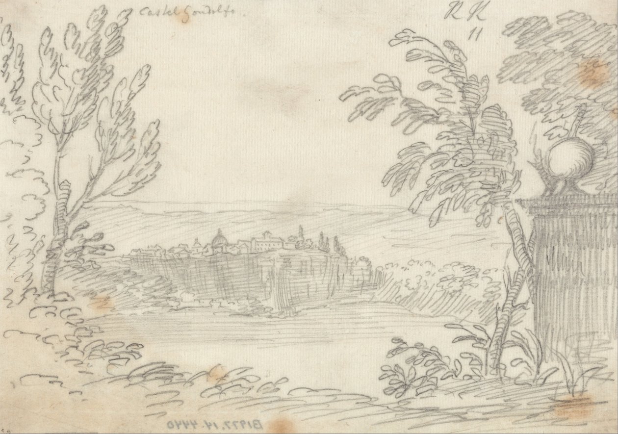 Castel Gandolfo od John Robert Cozens