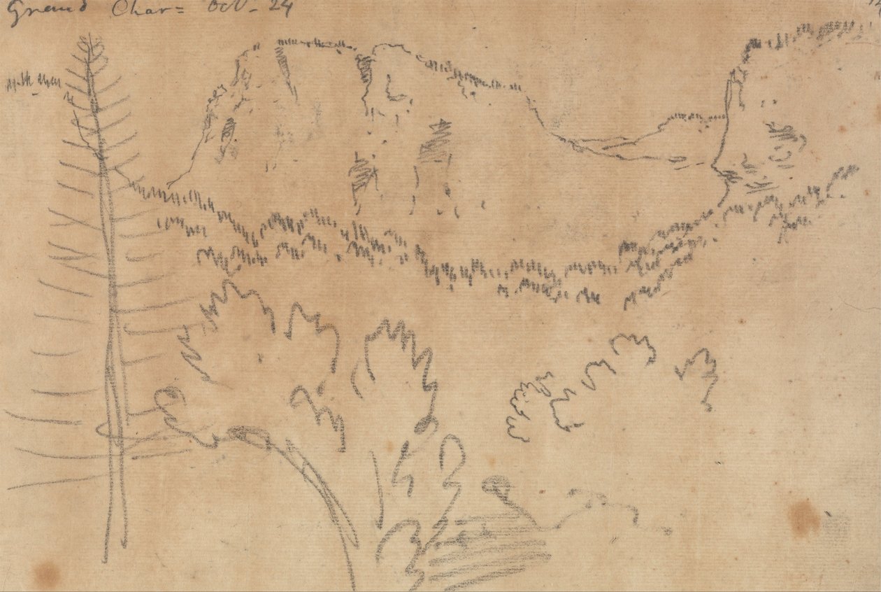 Grand Chartreuse, 24. října od John Robert Cozens