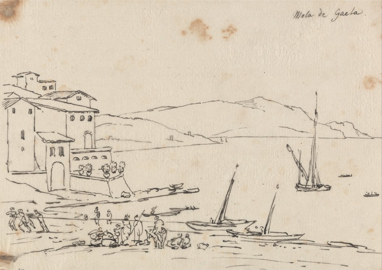 Mola di Gaeta od John Robert Cozens