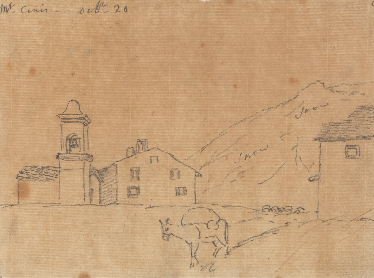 Mont Cenis, 20. října od John Robert Cozens