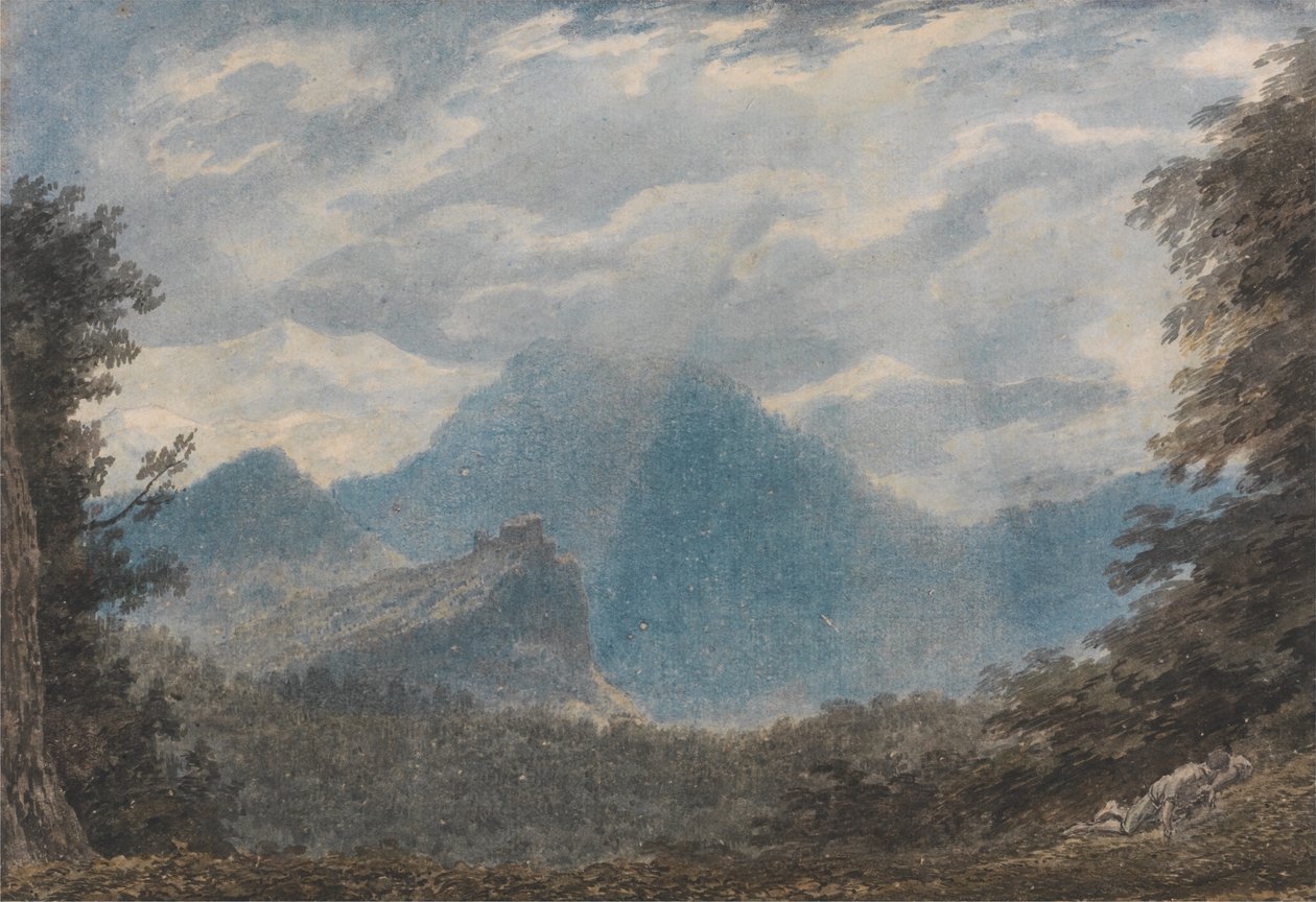 Monte della Madonna, poblíž Argua od John Robert Cozens