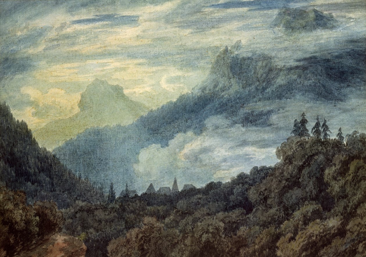 Velká Chartreuse od John Robert Cozens