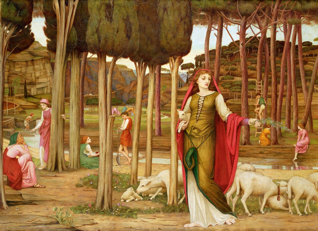 Šulamitka od John Roddam Spencer Stanhope
