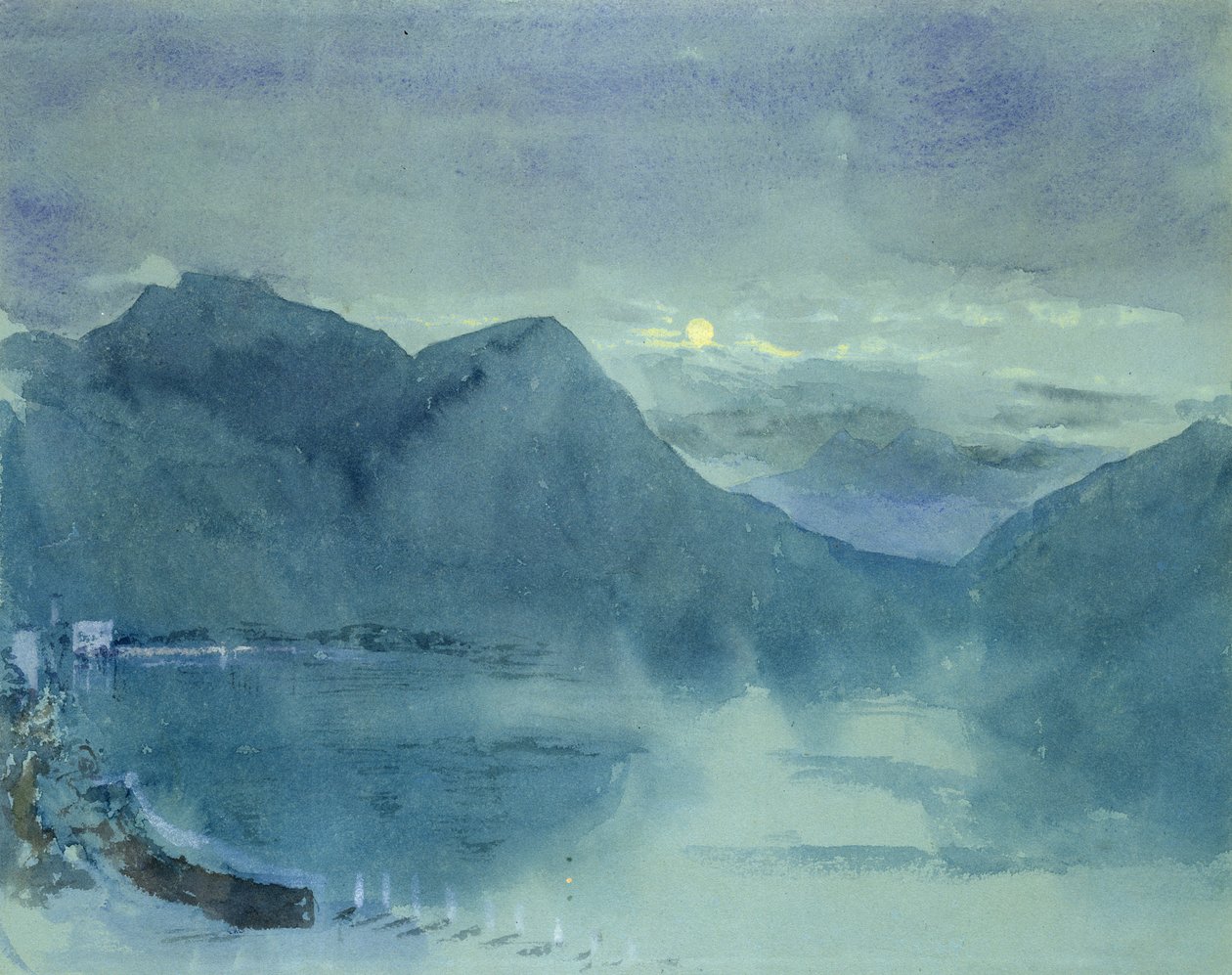 Luganské jezero od John Ruskin