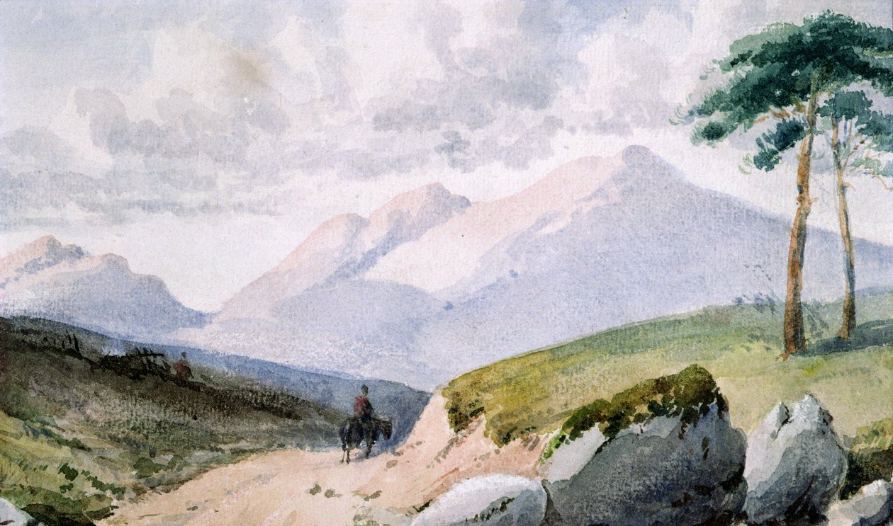 Horská krajina od John Ruskin