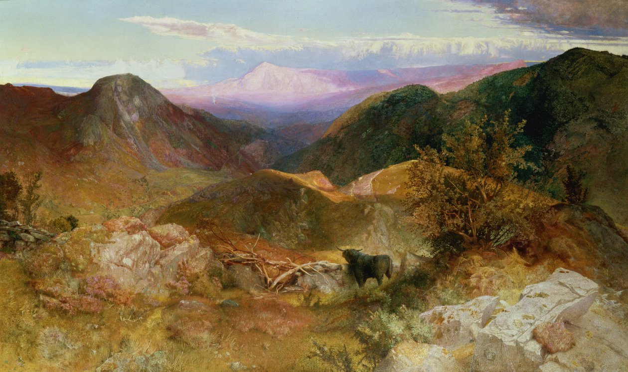 Glen Ogle, Skotsko, 1860 od John Samuel Raven