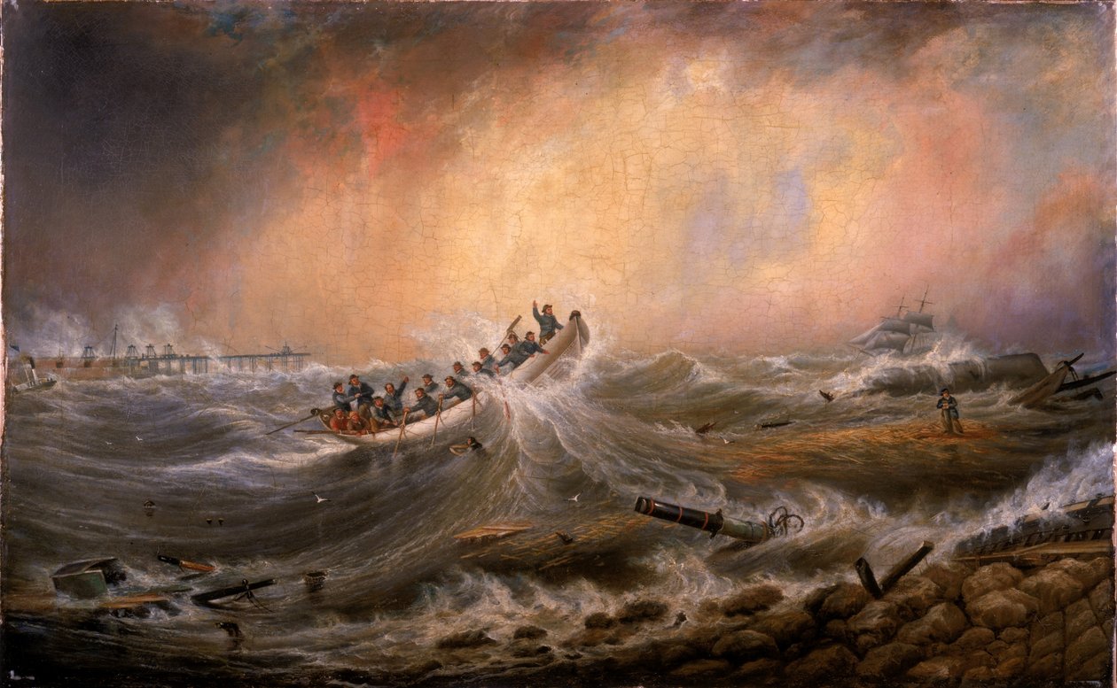 Vrak z South Pier 1861 od John Scott