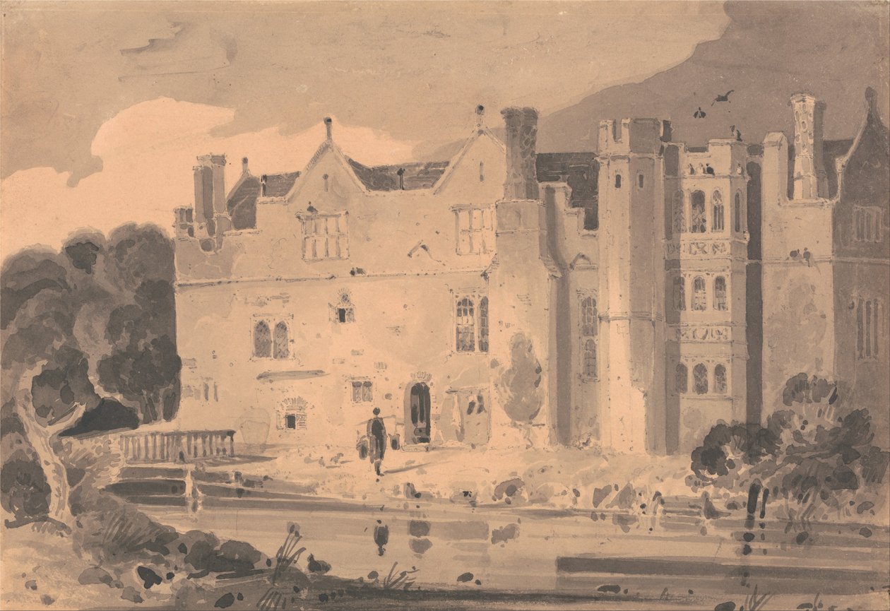 Hrad Hever, Kent od John Sell Cotman