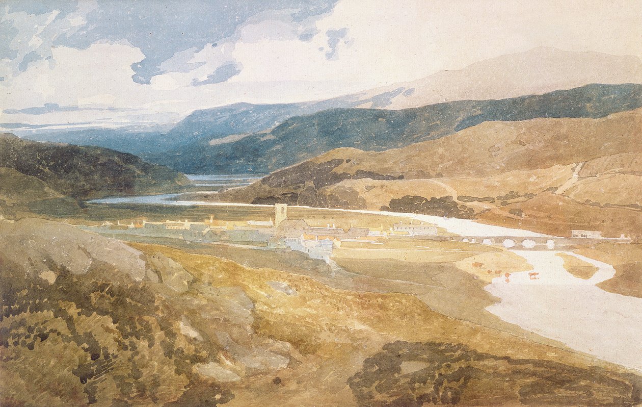 No.2303 Dolgelly, Severní Wales, 1804-05 od John Sell Cotman