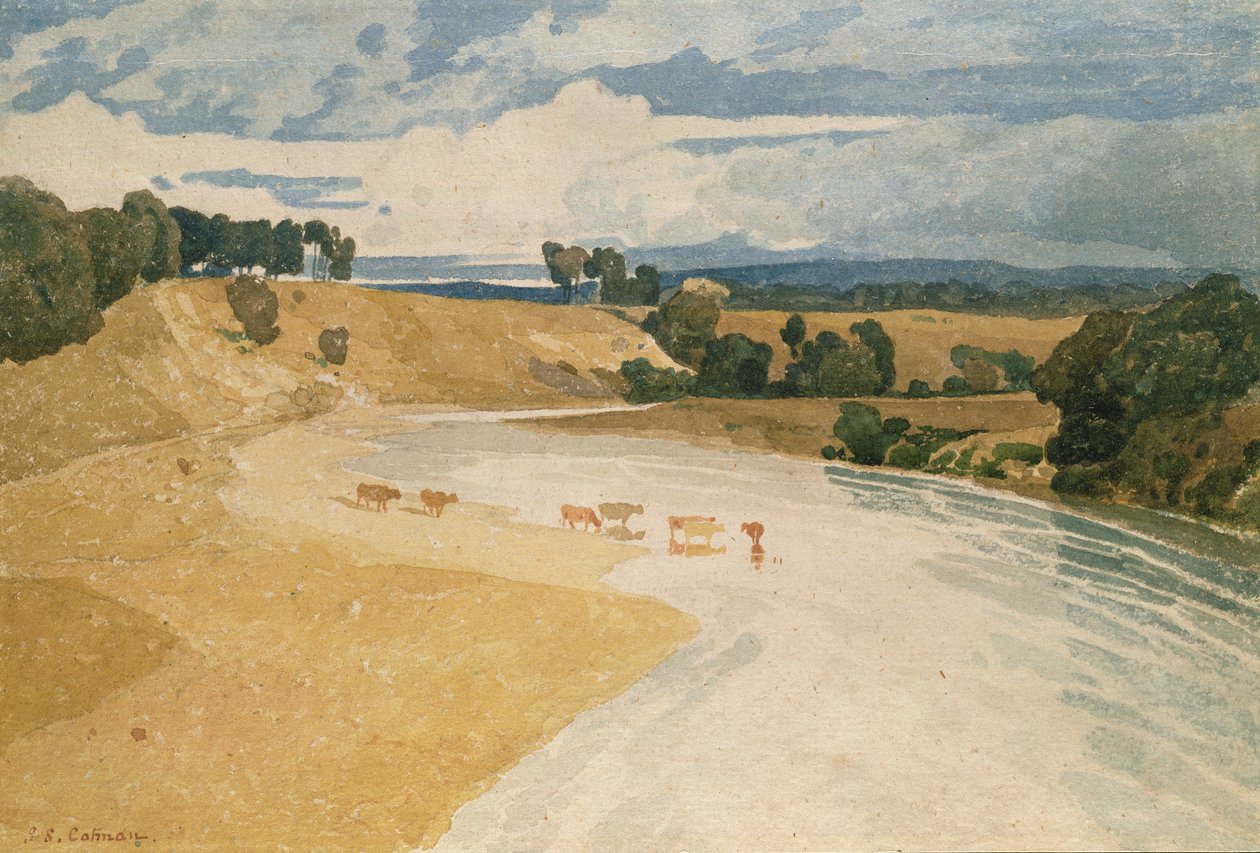 Na odpalištích v Rockcliffe od John Sell Cotman
