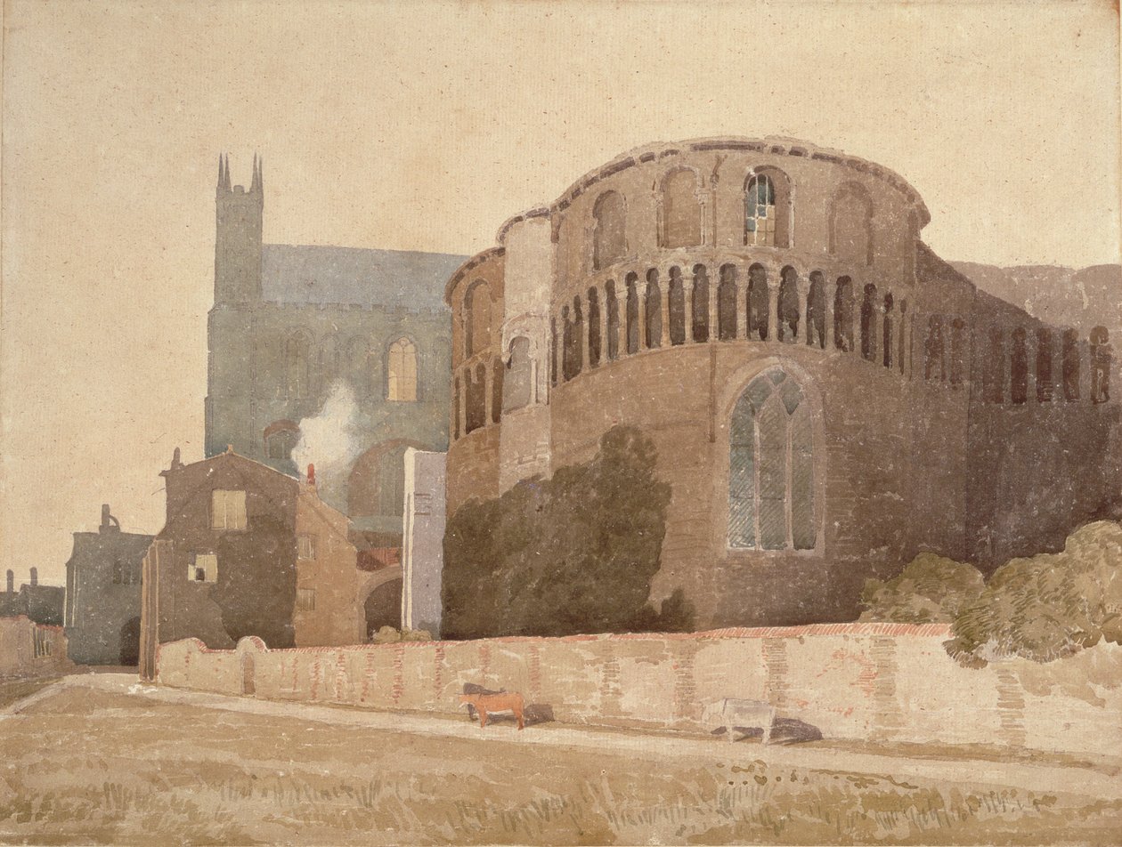 Kaple svatého Lukáše, Norwichská katedrála, 1808 od John Sell Cotman