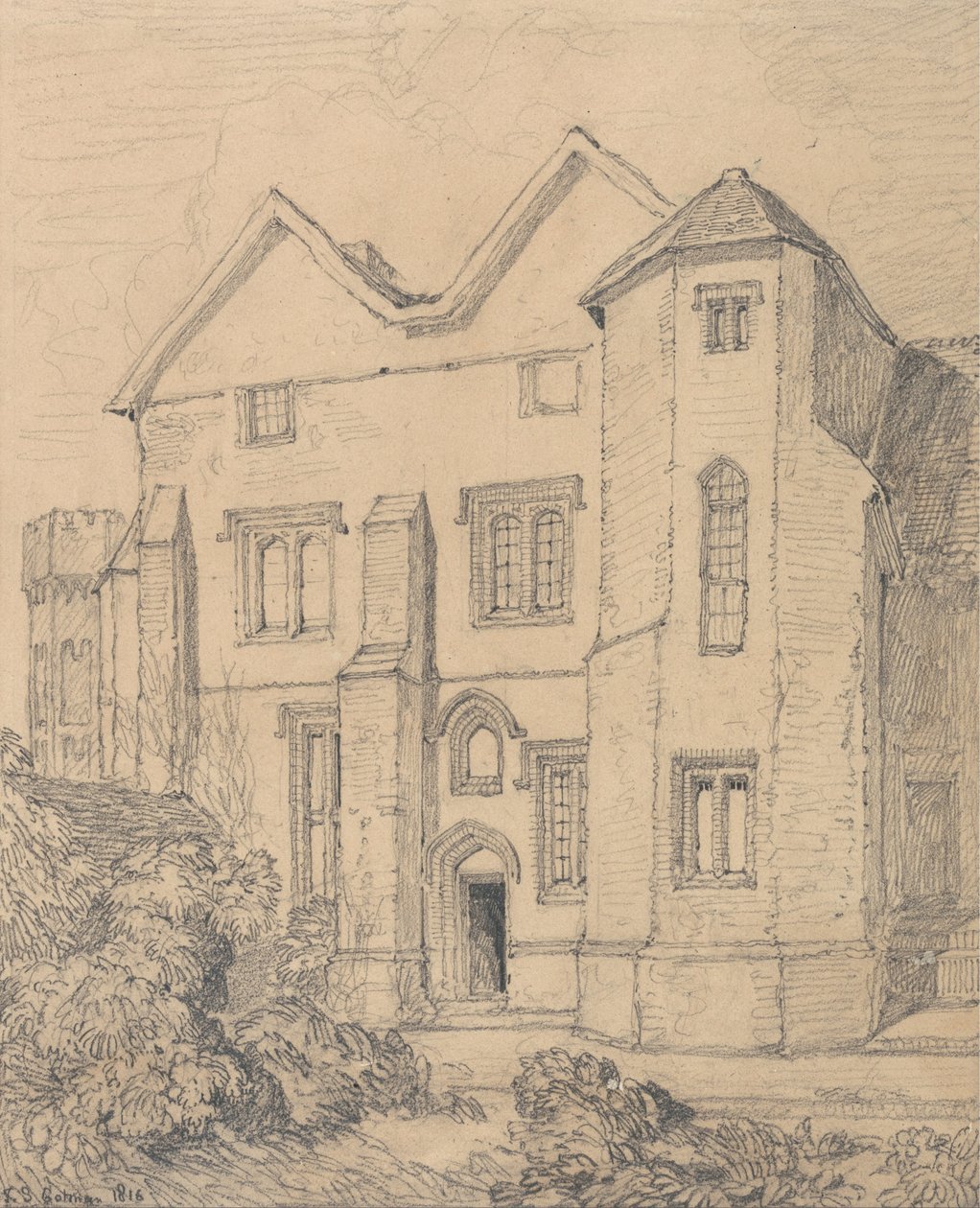 Upwell Rectory, Norfolk od John Sell Cotman