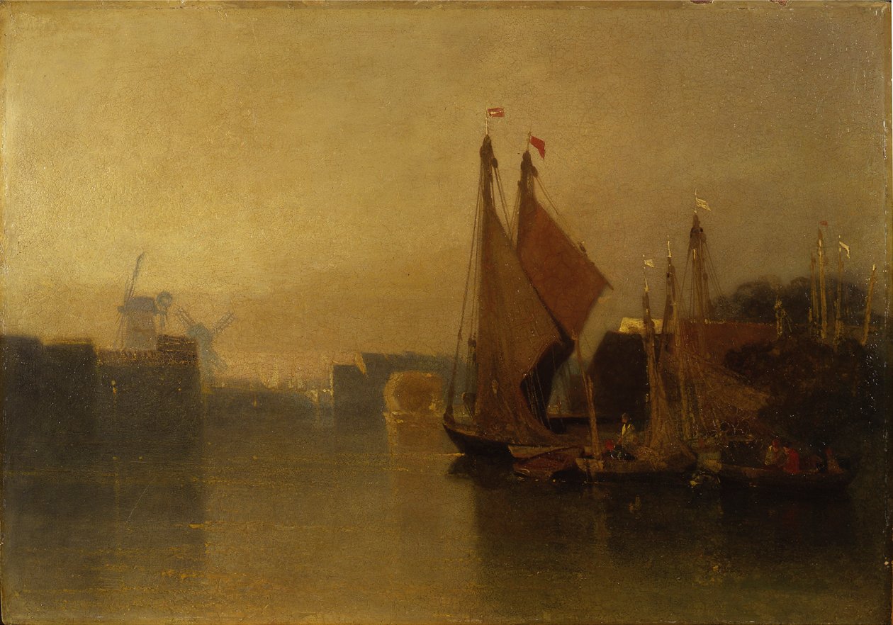 Pohled z Yarmouth Bridge od John Sell Cotman