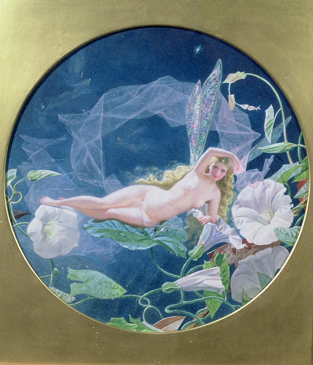 Titania ležící na listu od John Simmons