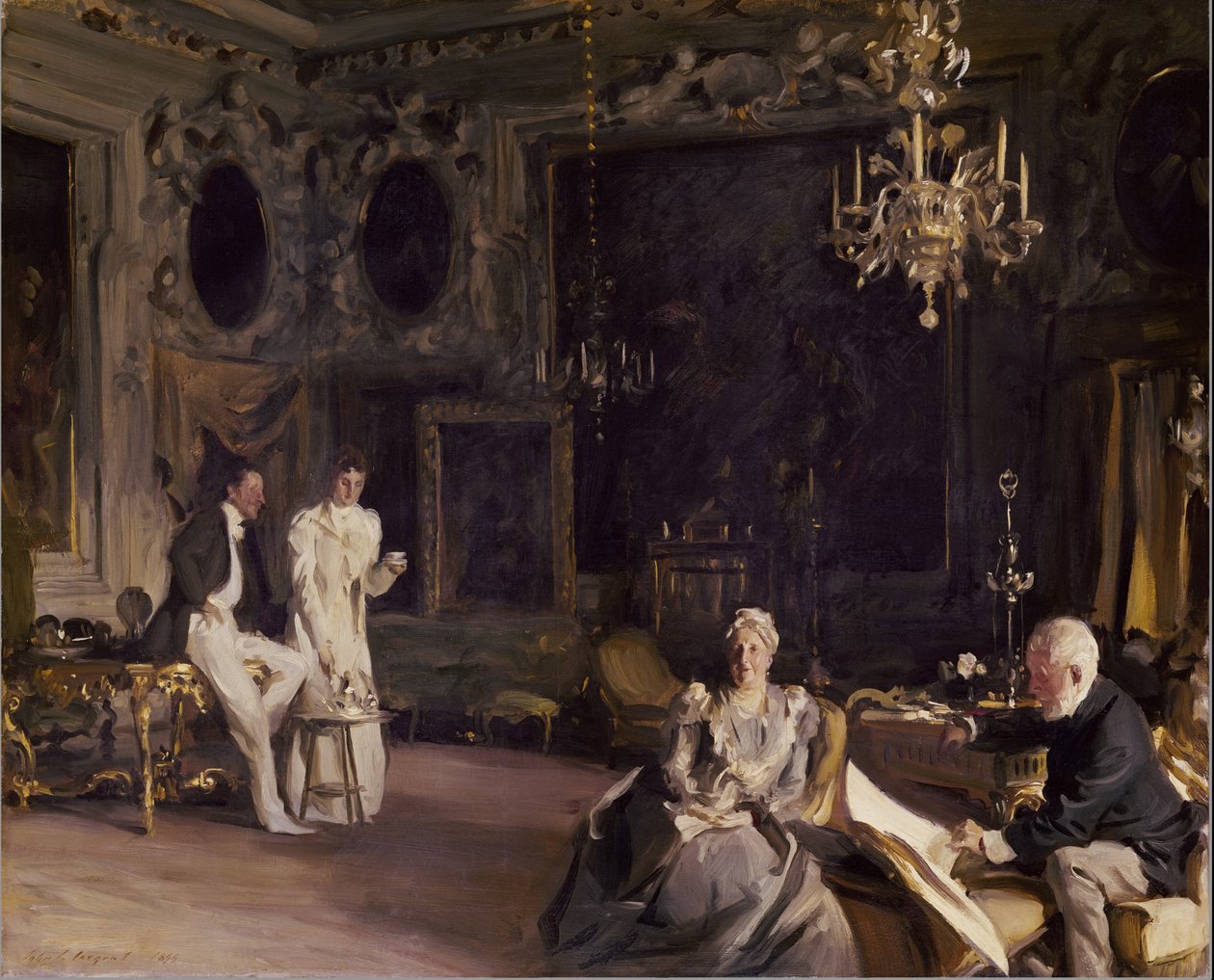 Interiér v Benátkách, 1899 od John Singer Sargent